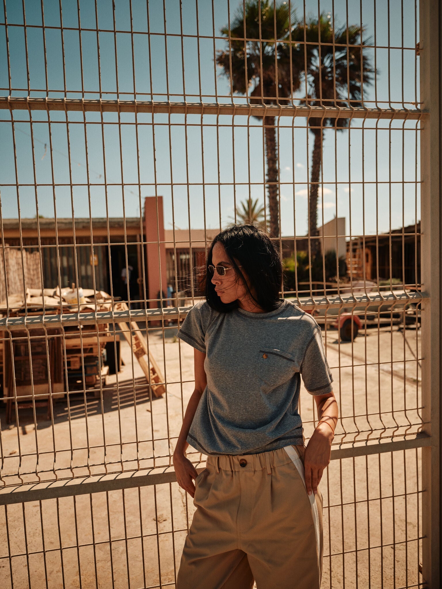 Modelshot / Grey Melange / Detail